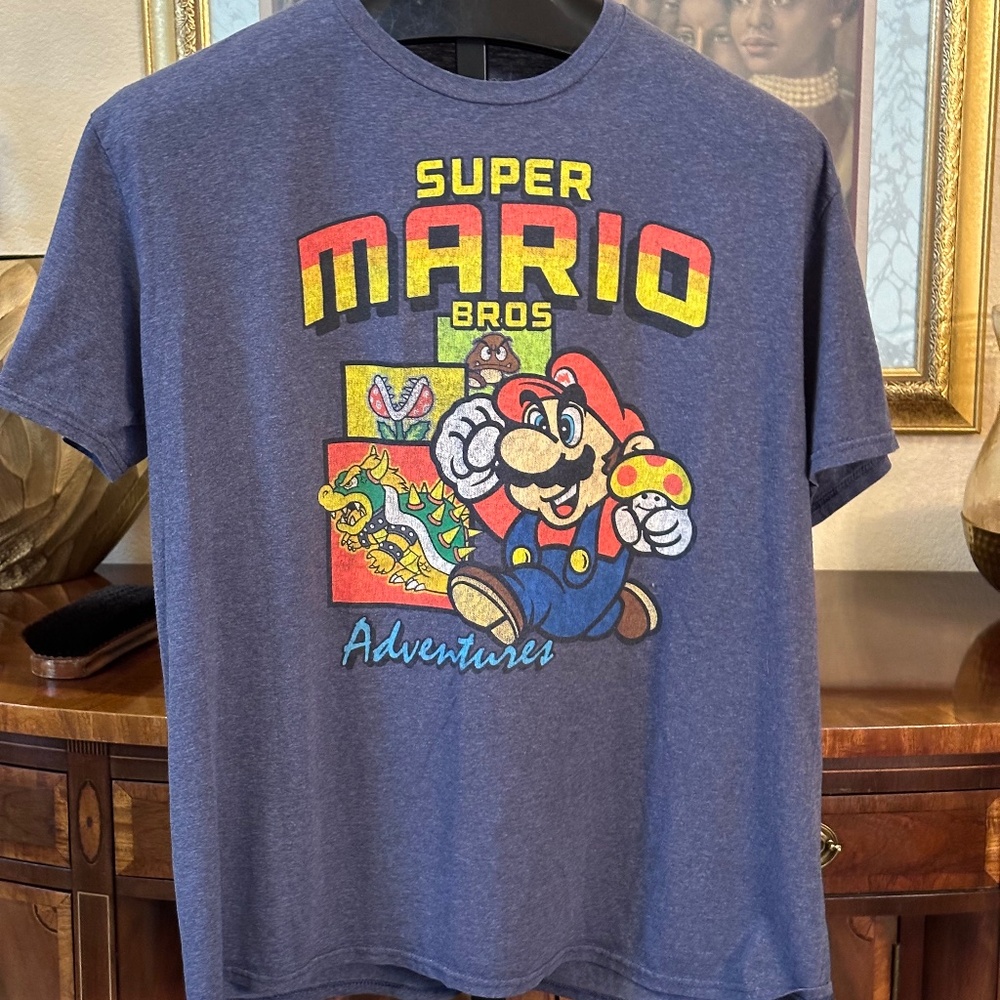 Super Mario Bros Vintage T Shirt